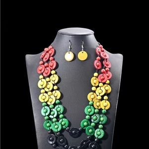 Bohemia ethnic style multilayer rice beads.